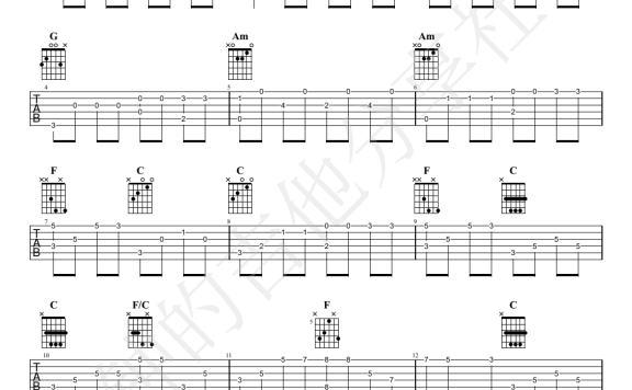 寂静之声(保罗·西蒙/阿特·加芬克尔演唱 美国电影《毕业生》主题歌) - 乐谱