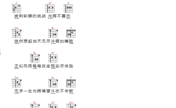 几许风雨（罗文演唱 粤语老歌 《白色百合》改编） - 乐谱