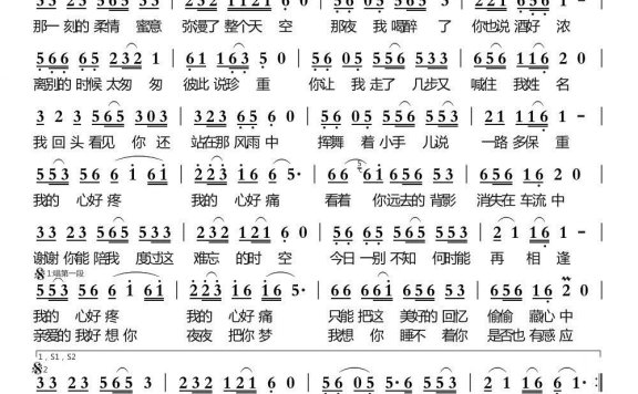 来生再续未了情（尚亿哥演唱） - 乐谱