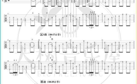 Flower（岸部真明经典指弹曲 必弹神曲） - 乐谱