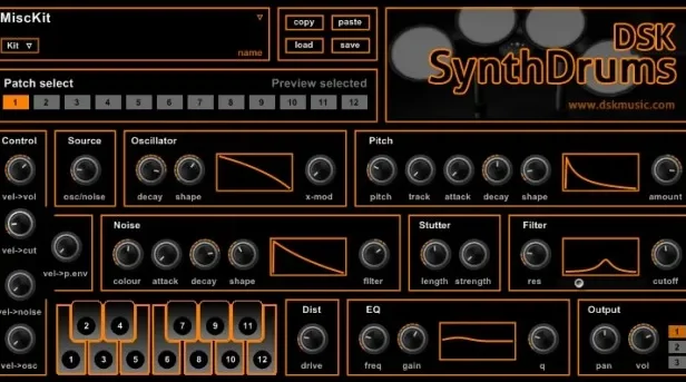 DSK SynthDrums插件