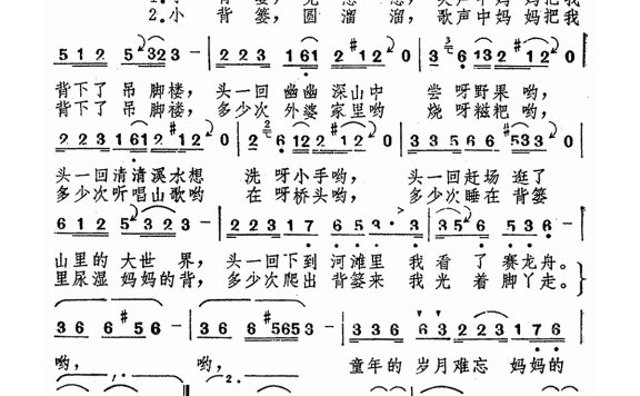 宋祖英-小背篓