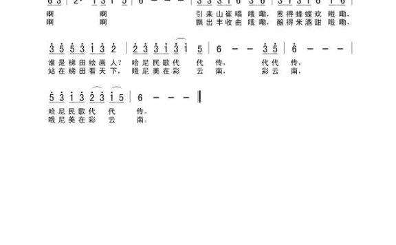 歌手-哈尼美在彩云南