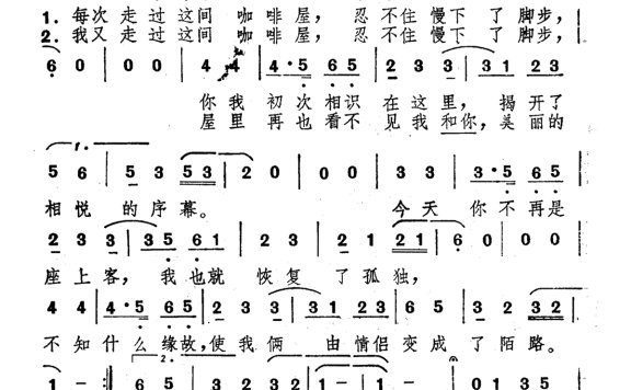 千百惠-走过咖啡屋