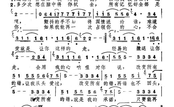 庾澄庆-改变所有的错