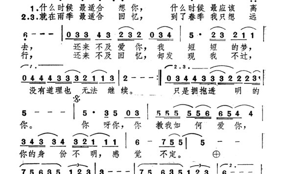 张国荣-透明的你