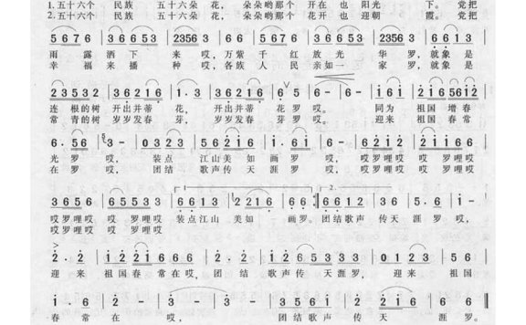 蒋大为-五十个民族五十六朵花