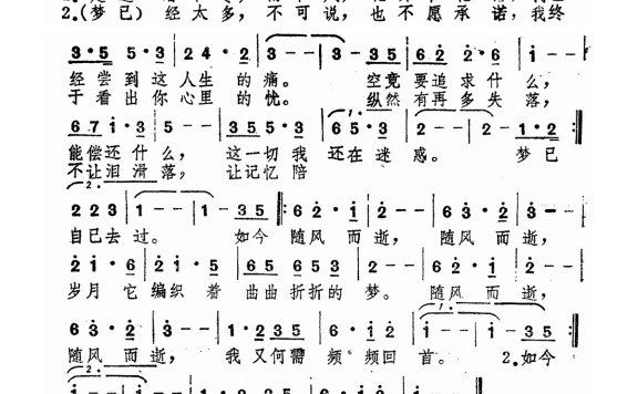 曾庆瑜-随风而逝