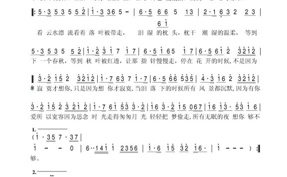 歌手-不是因为寂寞才想你