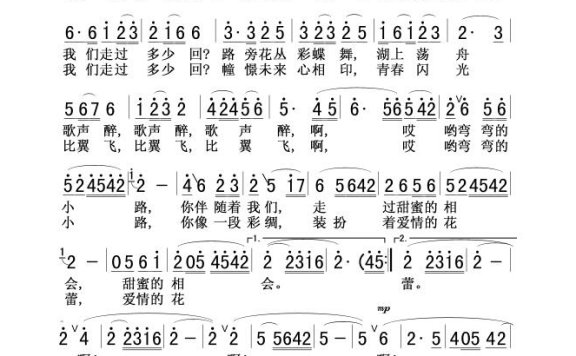 歌手-弯弯的小路