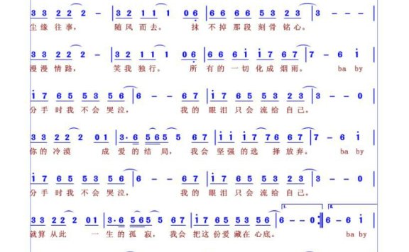 王健-分手时不哭泣