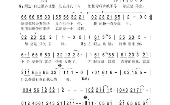 胡雯-左眼皮跳跳