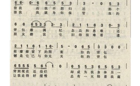 陈奕迅-你的背包