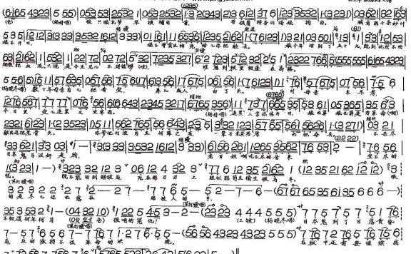 现代戏《野火春风斗古城》选段：恨只恨孔梦华被捕自首 - 乐谱