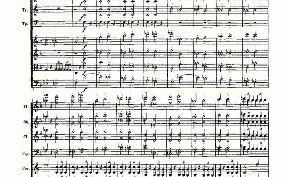 路德维西·冯·贝多芬《F大调第八交响曲 Op.93第四乐章》 - 乐谱