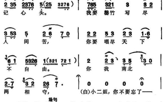 选自《关汉卿》关汉卿唱段：双手接过一杯酒 - 乐谱