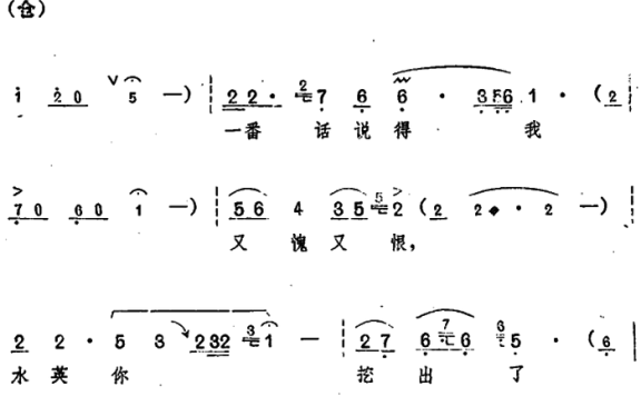 《龙江颂》主要唱段选编:永不忘阶级斗争 第八场 李志田唱 - 乐谱