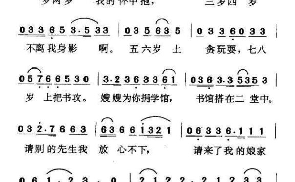 包公陪情(红柳子) - 乐谱