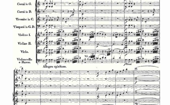 Symphony No.32 in G Major, K.318（G大调第三十二交响曲K.318） - 乐谱