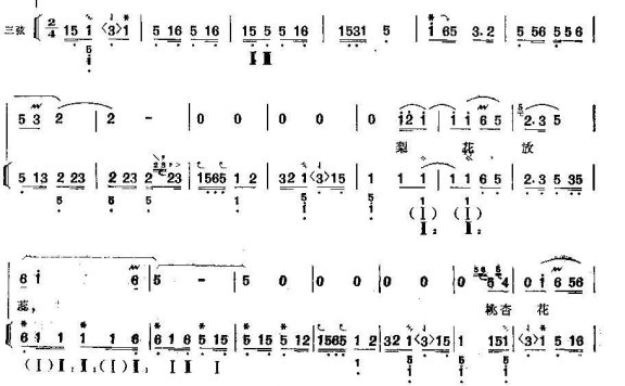 石连城演唱:春至河开(戏曲谱) - 乐谱