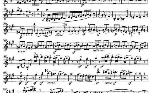 贝多芬第二号小提琴奏鸣曲A大调op.12 - 乐谱