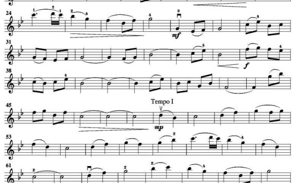 摇篮曲（贺绿汀曲） - 乐谱