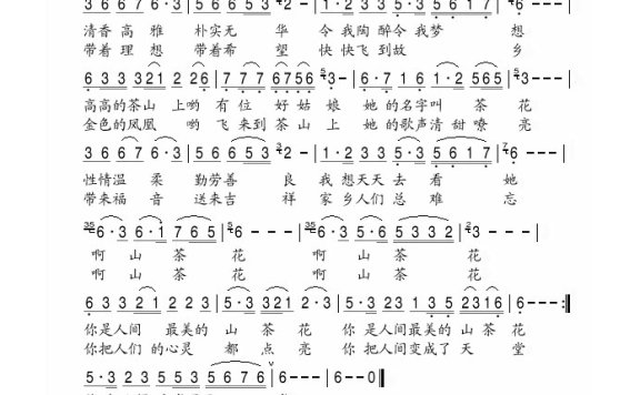 歌手-山茶花开凤凰来