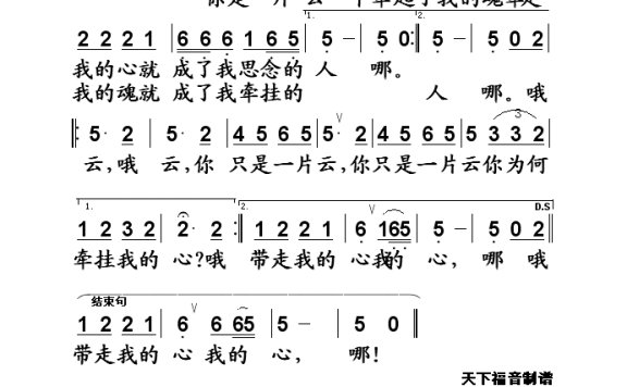 歌手-我是一片云