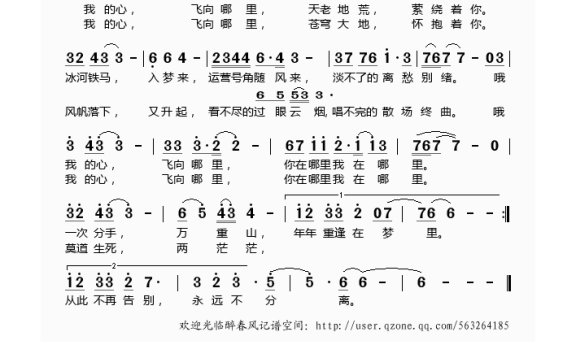 歌手-我的心飞向哪里(连续剧《高地》片尾曲)