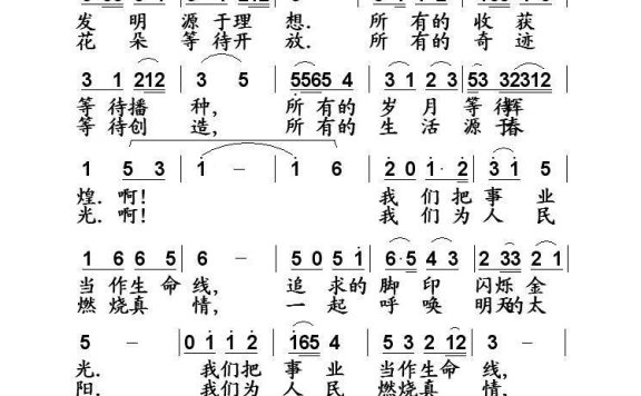 歌手-所有的美丽缘于太阳