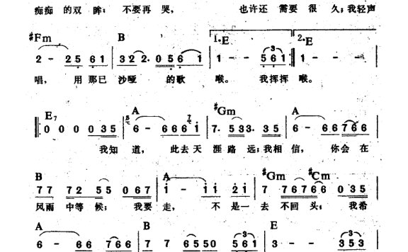 歌手-挥手在夕阳