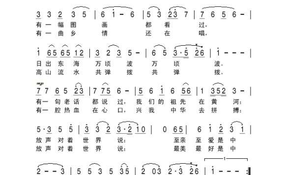 歌手-放声对着世界说