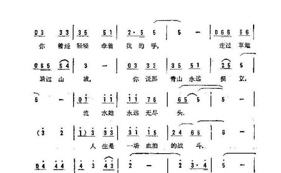 歌手-牵不到你的手