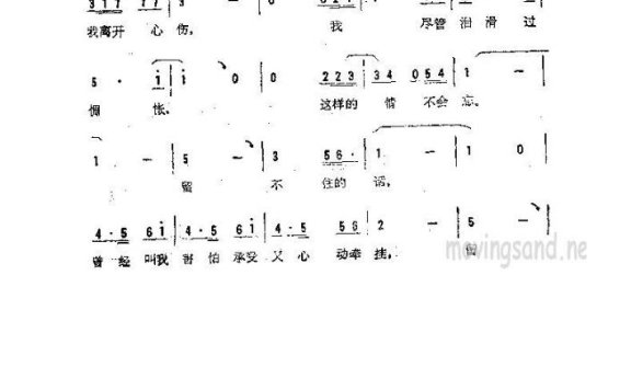 歌手-留不住的话