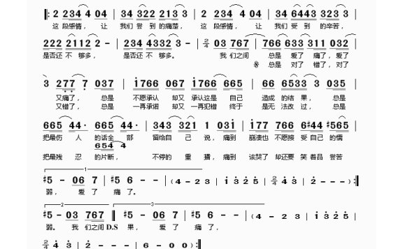 王冰洋-爱了痛了