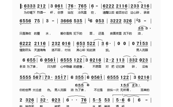 王昊-男人为谁流眼泪