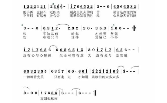 王梓蘅-心有离别似秋雨