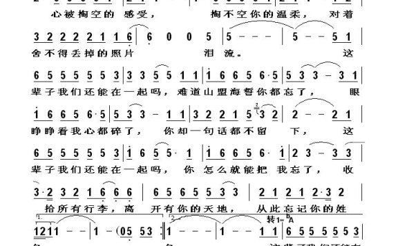 阿龙正罡-忘记你姓名