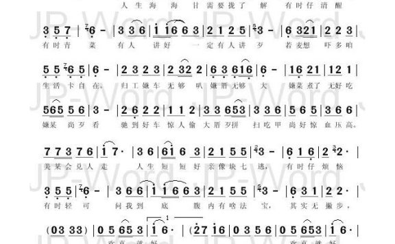 陈雷-欢喜就好 闽南语