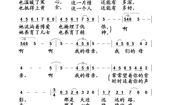 廖昌永-我们的母亲
