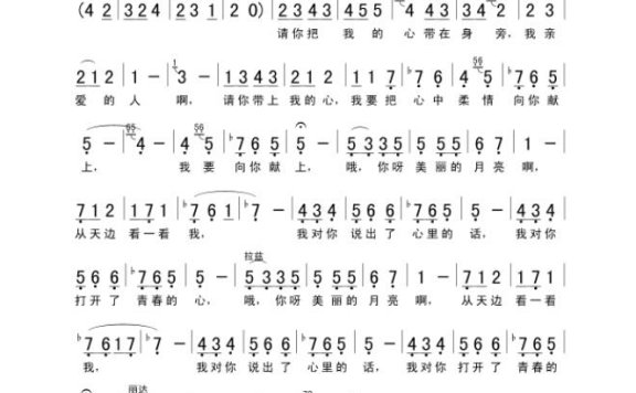 歌手-如果你走在幽静的小路上