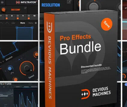 效果器套装 Devious Machines Pro Effects Bundle v2025.04.03 Mac HCiSO （包含Infiltrator 2 Pitch Monster Duck UrsaDSP Boost Ursa DSP Percussive Layers Multiband X6  Bass Focus Texture ）