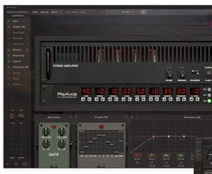 吉他效果器插件 Mercuriall Ampbox v1.6.3 MORiA Mac