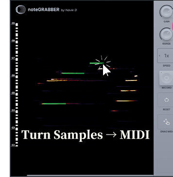 音频转MIDI工具 Navie D noteGRABBER v1.0.0