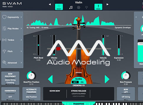 物理建模独奏弦乐 Audio Modeling SWAM Solo String V3 v3.10.0 R2R Win