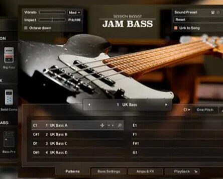 电贝斯音源 Native Instruments Session Bassist Jam Bass v1.0.1