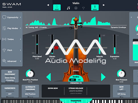 物理建模独奏弦乐 Audio Modeling SWAM Solo String V3 v3.10.0 R2R Win