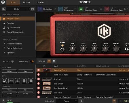 吉他音箱模拟效果器 IK Multimedia TONEX MAX v1.10.3 R2R Win