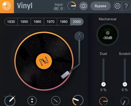 黑胶唱片模拟插件 iZotope Vinyl v1.13.0 R2R Win
