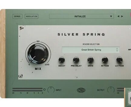 模拟弹簧混响插件 Teletone Audio Silver Spring v1.0.0